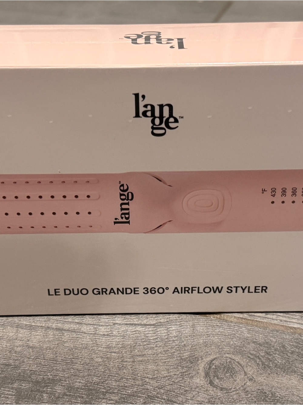 L’ANGE Le Duo Grande 360° Airflow Styler Blush NEW Factory Sealed